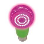 Led-a60-15w/spsb/e27/cl plp30gr лампа светодиодная для растений. форма “a”, прозрачная. спектр для рассады и цветения. картон. тм фитолето, 1шт