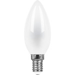 Лампа светодиодная, (9W) 230V E14 2700K матовая LB-73, 1шт