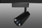 Трековый светодиодный светильник DT-176 (20W, 3000K, однофазный, черный корпус), 1шт