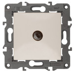 14-3101-02 ЭРА Розетка TV одиночная, IP20, Эра Elegance, сл.кость, 1шт
