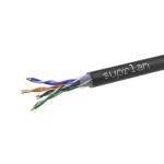 Кабель витая пара U/UTP кат.5E 4х2х24AWG solid Cu PE Out. Premium 305м (м) SUPRLAN 01-0311-2, 1м