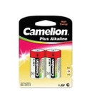 Элемент питания алкалиновый C/LR14 1.5В Plus Alkaline LR14-BP2 BL-2 (блист.2шт) Camelion 1653, 1упак. 2шт