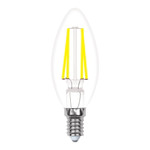 Led-c35-5w/ww/e14/cl/mb glm10tr лампа светодиодная. форма «свеча», прозрачная. серия multibright. теплый белый свет (3000K). 100-50-10. Картон. ТМ Uniel., 1шт
