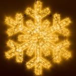 Фигура ARD-SNOWFLAKE-M11-1250x1200-604LED Warm (230V, 36.5W), 1шт