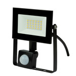 Ulf-f62-30w/6500k sensor ip54 200-240в black прожектор светодиодный с датчиком движения и освещенности. дневной свет (6500K). Корпус черный. TM Uniel, 1шт