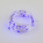 Uld-s0500-050/scb/2aa purple ip20 dew гирлянда светодиодная на батарейках 2aa (не в/к), «Роса», 5м. 50 светодиодов. Фиолетовый свет. Провод медный. TM, 1шт