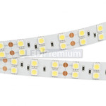 Светодиодная лента RT 2-5000 24V 2x2 (5060, 600 LED, LUX) (дневной белый 4000K), 5м