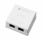 Розетка комбинированная внешняя, UTP RJ-45(8P8C) + RJ-11(6P-4C) REXANT, 1шт
