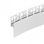 Профиль PLINTUS-FANTOM-BENT-H35-SIDE-2000 WHITE, 2м