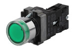 Кнопка управления ЭРА BBT50-BW-K06E LAY5-BW3361 с подсветкой зеленый 1з, 1шт
