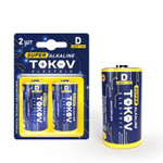 Элемент питания алкалиновый D/LR20 (блистер 2шт) TOKOV ELECTRIC TKE-ALS-LR20/B2, 1УП.2 шт
