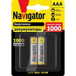 Аккумулятор AAA/HR03 94 462 NHR-1000-HR03-BP2 (блист.2шт) Navigator 94462, 1УП.2 шт