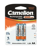 Аккумулятор R6 NI-MN 2000мА.ч BP-2 (блист.2шт) Camelion 3504, 1упак. 2шт