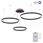 Citilux Дуэт Смарт CL719A701 RBG Умная подвесная люстра Чёрная, 1шт