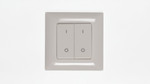 Панель PF1-2 White IC27 (DIM, 2 zone, RF 2.4GHz, 3VDC(CR2032)), 1шт