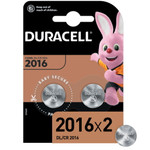 Литиевая батарейка Duracell CR2016-2BL, 2шт