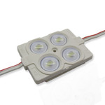 Светодиодный модуль SL-5730-4 (12V, 2W, 190 lm, линза) (холодный белый 10000K), 1шт