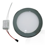 Светодиодный светильник Ceiling-KR-8W-Chrome (220V, 8W, хромированный, круглый) (нейтральный белый 5000K), 1шт