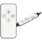 Диммер SMART-MINI-DIM-SET (12-24V, 1x4A, ПДУ 4кн, IR), 1шт