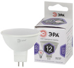 Лампа LED MR16-12W-860-GU5.3 ЭРА (диод, софит, 12Вт, холод, GU5.3), 1шт
