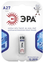 Батарейки ЭРА A27-1BL SUPER Alkaline, 1шт