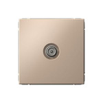 Розетка телевизионная оконечная TV ArtGallery 1дБ механизм песочн. SE GAL001291, 1шт