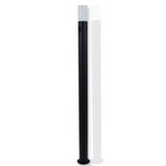 Ландшафтный светодиодный столб Post-1000-BF (AC100-240V, 4х1W Edison, черный) (теплый белый 3000K), 1шт