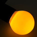 Лампа накаливания e27 10 Вт желтая колба, 10шт
