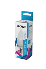 Лампа светодиодная 10.5Вт свеча 4500К бел. E14 220В КОСМОС LkecLED10.5wCNE1445, 1шт