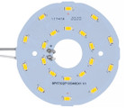 Плата AL 2P10S 300 мА SMD 5730 3000К Круглая, 1шт