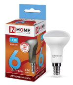 Лампа светодиодная LED-R50-VC 6Вт рефлектор 4000К нейтр. бел. E14 530лм 170-265В IN HOME 4690612024264, 1шт