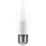 Лампа светодиодная, (13W) 230V E27 2700K С37, LB-970, 1шт