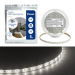 Лента светодиодная, 60SMD(2835)/m 4.8W/m 12V IP65 5m, 4000К, LS604, 1шт