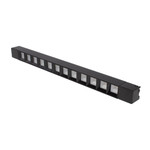 Светильник трековый светодиодный GD-DX-30 2L PXN7 (220V, 30W, day white, 474mm, черный корпус) (дневной белый 4000K), 1шт