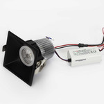 Светодиодный светильник Spot MA-15W, черный корпус (Cree, Mean Well) (дневной белый 4000K), 1шт