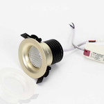 Светодиодный светильник Spotlight AR-PNR-7W (7W, 220V, круг, корпус жемчужный никель) (теплый белый 3000K), 1шт