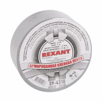 Армированная клейкая лента REXANT 48 мм, серая, рулон 40 м, 1шт