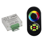 Rgb-контроллер cp-rf5b black (12/24V, 180/360W, сенс. ПДУ), 1шт