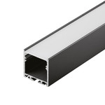 Профиль с экраном SL-LINE-3535-2500 BLACK+OPAL, 1шт
