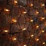 Гирлянда Сеть 2x3м, черный КАУЧУК, 432 LED ТЕПЛЫЙ БЕЛЫЙ, 1шт