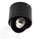 Светодиодный светильник B-JH151B-15W (220V, 15W, черный корпус) (белый 6000K), 1шт