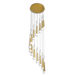 Citilux Вегас CL227142 LED Люстра каскадная Золото, 1шт