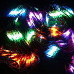 Гирлянда Сеть 2x3м, черный КАУЧУК, 432 LED Мультиколор (шнур питания в комплекте), 1шт