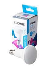 Лампа светодиодная КОСМОС LED8wR50E1445 8Вт Е14 4500K BL1, 1шт