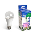 Лампа светодиодная для растений, А60 (15W) 230V E27, красно-синий спектр LB-7061, 1шт