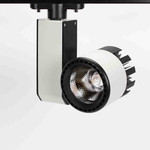 Светодиодный светильник трековый LDD-145-20, черно-белый корпус  (20W, 220V) (белый 6000K), 1шт