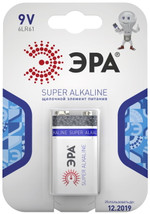 Батарейки ЭРА 6LR61-1BL SUPER Alkaline, 1шт