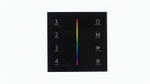 Сенсорная панель T13-1 Black IC76 (220V, RGB, 4 zone, DMX512, RF 2.4GHz), 1шт