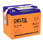 Аккумулятор GEL 12В 33А.ч Delta GEL 12-33, 1шт
