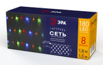 Enis-01m эра гирлянда led сеть 1,8 м*1,5 м мультиколор, мультирежим, 220v, ip20, 1шт